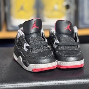 Jordan Kids Sneakers Black and Red